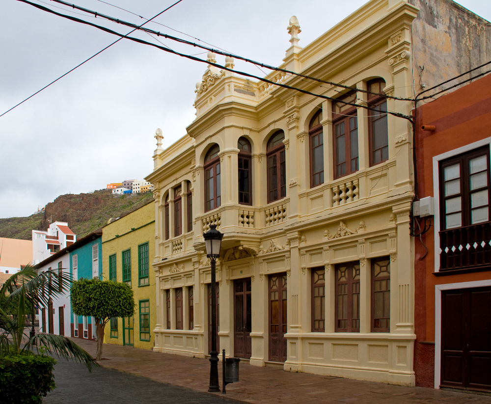 Hauptstadt - San Sebastian ist die Hauptstadt von La Gomera - San Sebastian La Gomera Hauptstadt Kanaren Spanien.