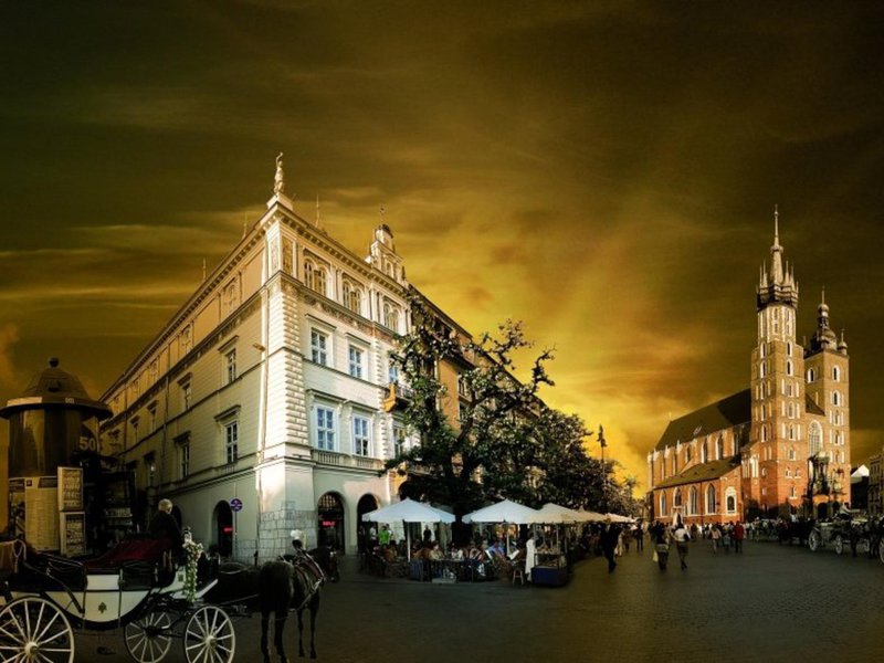 The Bonerowski Palace in Krakau, Krakau (PL) Außenaufnahme