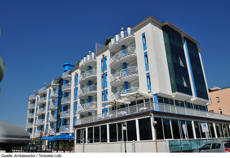 Hotel Ambassador in Tortoreto Lido, Rimini Außenaufnahme