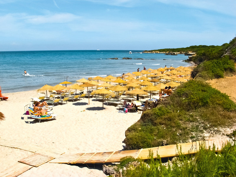 Baia dei Turchi Resort Hotel in Otranto, Brindisi Strand