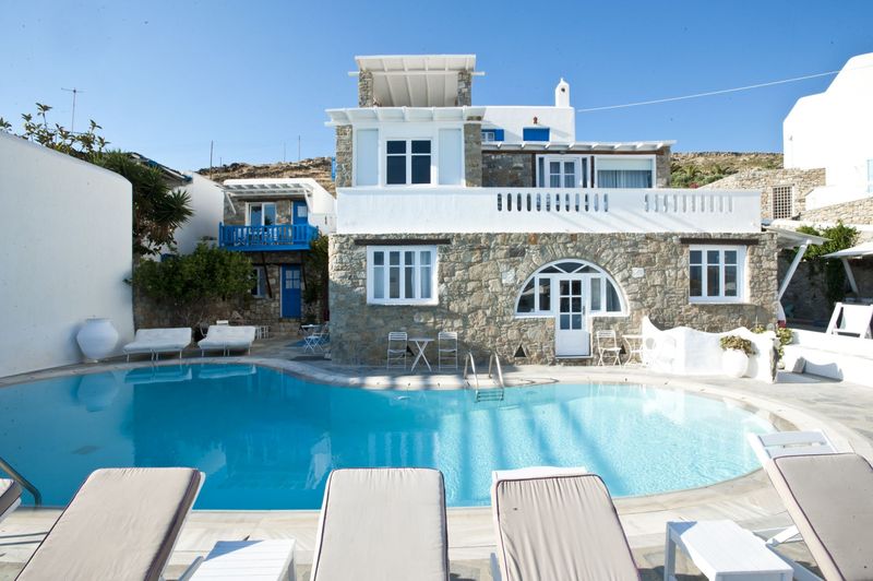 Voula Apartments und Rooms in Agios Ioannis, Mykonos Pool