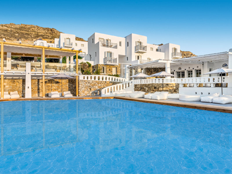 Penelope Village in Kalo Livadi, Mykonos Pool