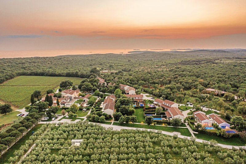 Meneghetti Wine Hotel & Winery in Bale, Pula (Kroatien) Landschaft