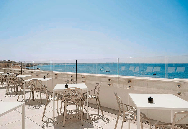 Biancodonda Greenblu Hotel & Spa in Gallipoli, Bari Terrasse