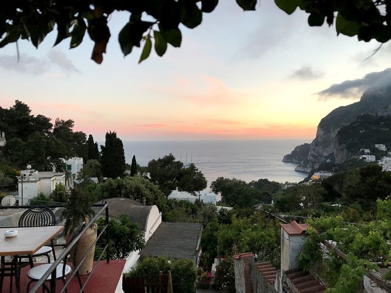 Reginella in Capri, Neapel Terasse