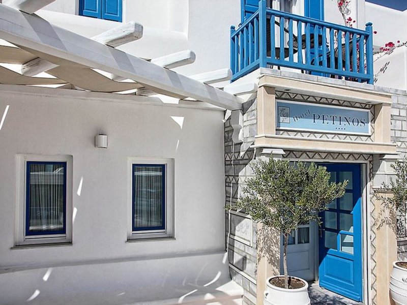 Petinos Hotel in Platys Gialos, Mykonos Außenaufnahme