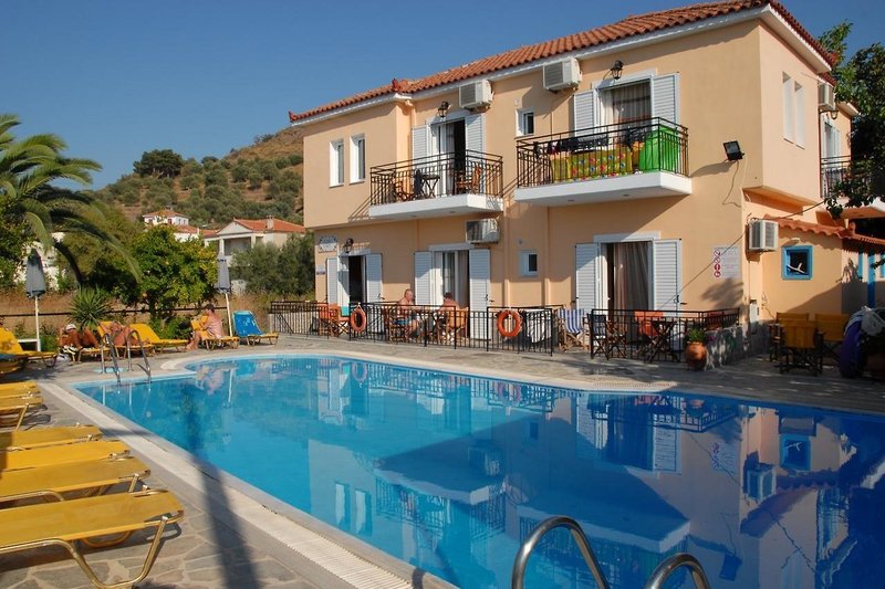 Lakis Studios in Anaxos, Mytilene (Lesbos) Pool