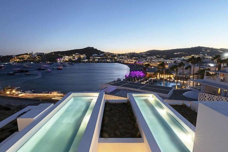 Cubic Hotel in Ornos, Mykonos Pool