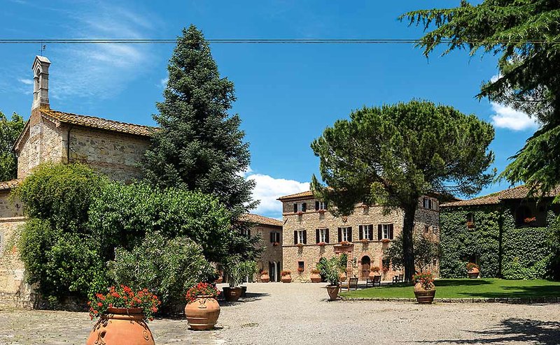 Borgo San Felice in Castelnuovo Berardenga, Florenz Außenaufnahme