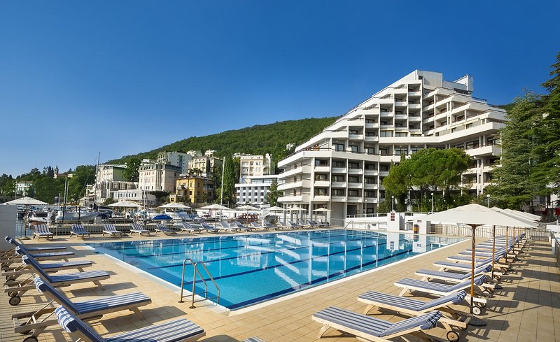 Hotel Admiral in Opatija, Rijeka (Kroatien) Pool