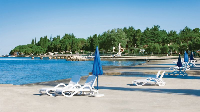 Hotel Park Plava Laguna in Porec, Pula (Kroatien) Strand