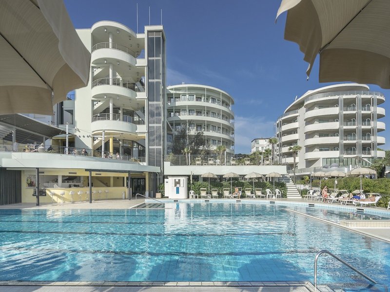 Hotel Le Palme in Milano Marittima, Rimini Außenaufnahme