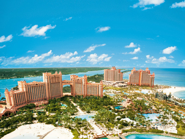 Atlantis Paradise Island in Paradise Island, Nassau (Bahamas) Terasse