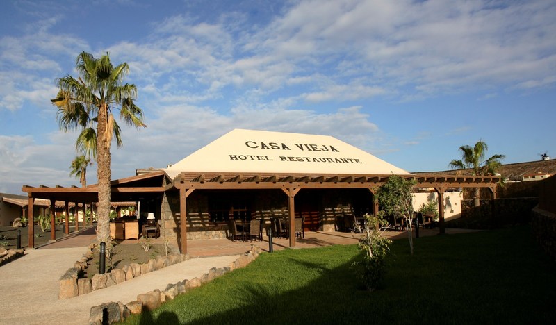 Hotel Boutique Oasis Casa Vieja in La Oliva, Fuerteventura Terrasse