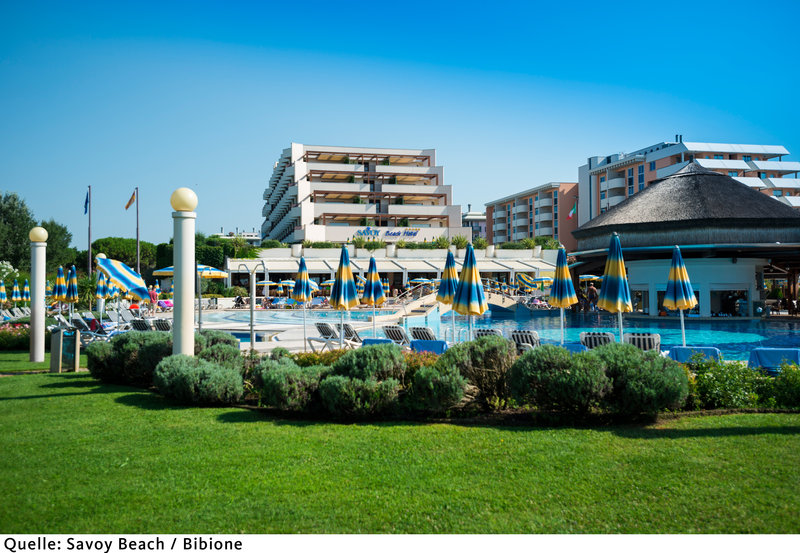 Savoy Beach Hotel & Thermal Spa in Bibione, Venedig Außenaufnahme