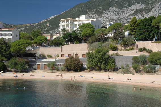 Hotel Miramare in Cala Gonone, Olbia,Sardinien Außenaufnahme