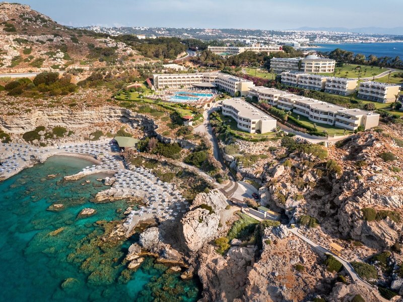 Kalithea Mare Palace in Kallithea, Rhodos Außenaufnahme