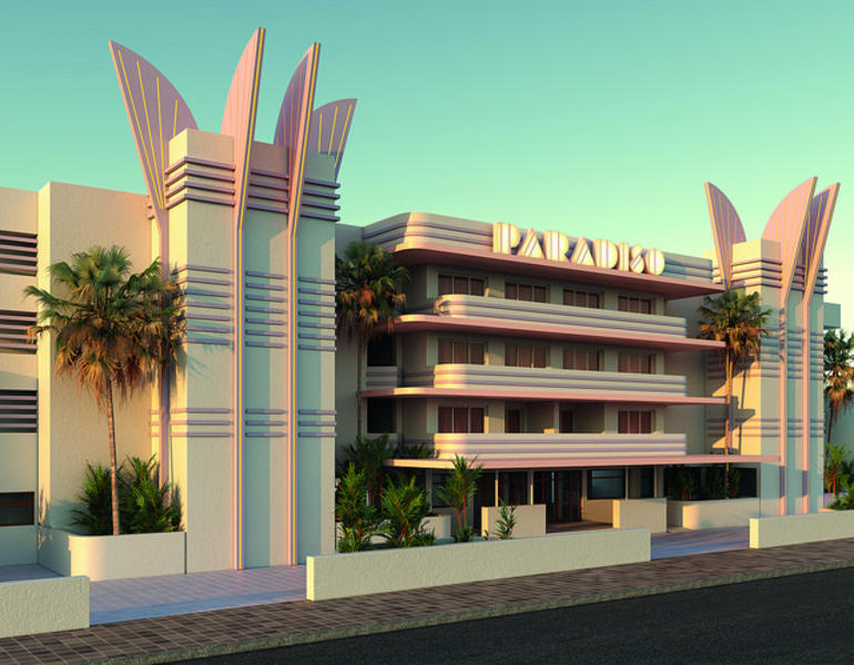 Paradiso Ibiza Art Hotel in Sant Antoni de Portmany, Ibiza Außenaufnahme