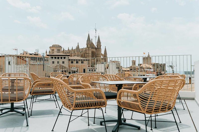 Nivia Born Boutique Hotel in Palma de Mallorca, Mallorca Terrasse