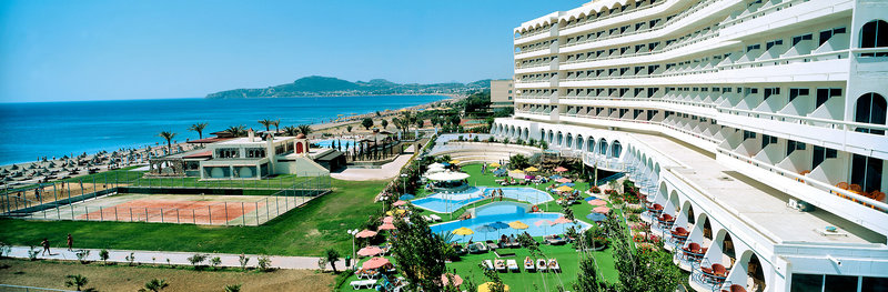 Olympos Beach Hotel in Faliraki, Rhodos Außenaufnahme