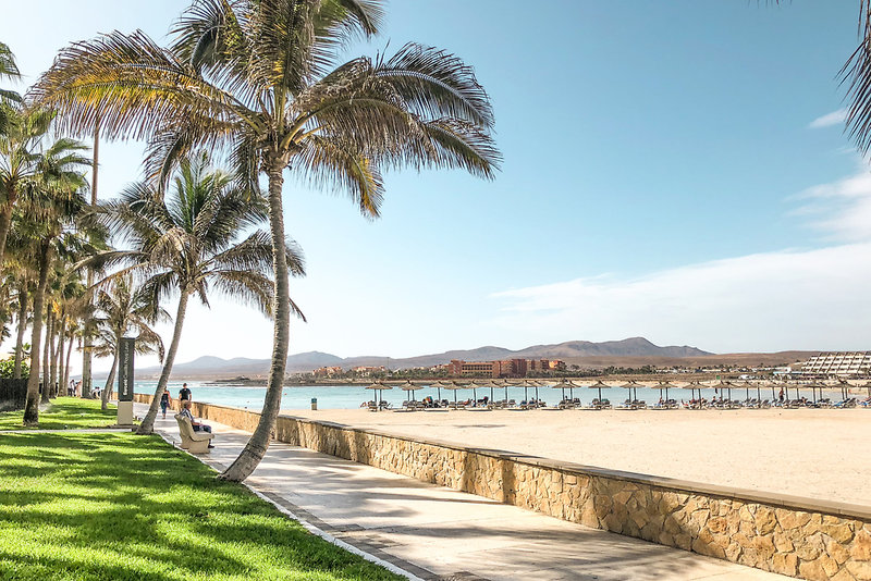 Hotel Ereza Mar in Caleta de Fuste, Fuerteventura Strand