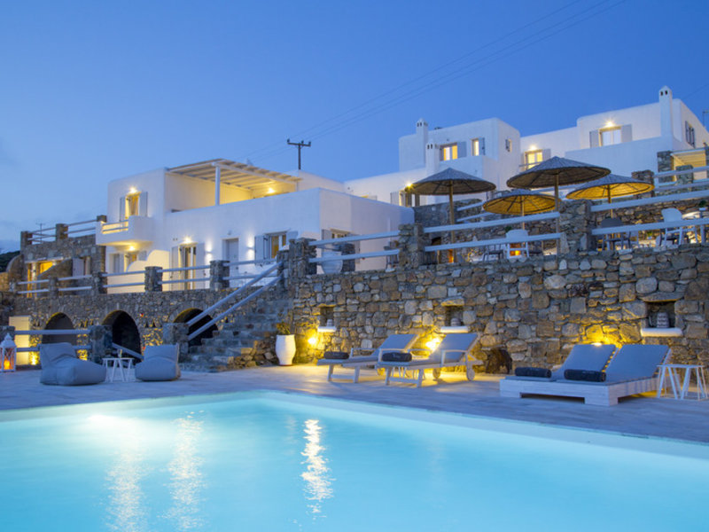 Senses Luxury Villas & Suites in Elia Beach, Mykonos Außenaufnahme