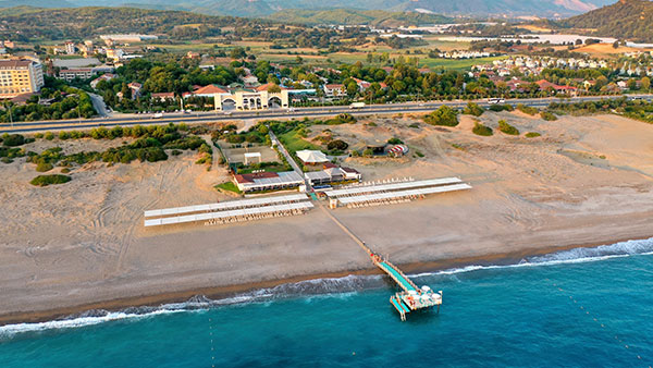 Master Family Club in Çenger, Antalya Luftaufnahme