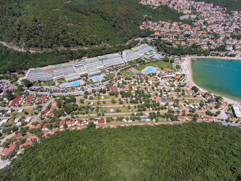 Hedera Hotel in Rabac, Pula (Kroatien) Außenaufnahme