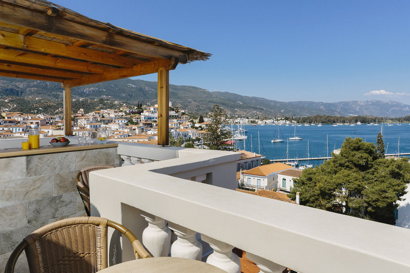 Dimitra Boutique Hotel in Poros, Athen Terasse