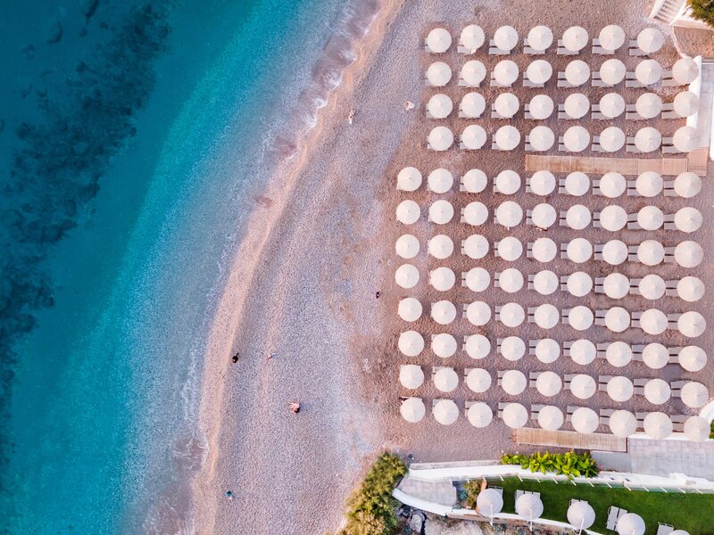 Blue Sea Island in Kolymbia, Rhodos Strand