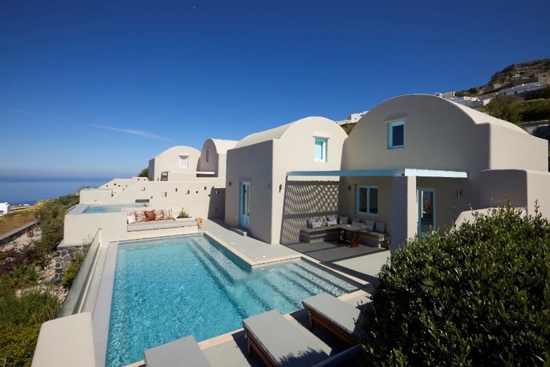 North Luxury Villas in Pyrgos, Santorini Pool