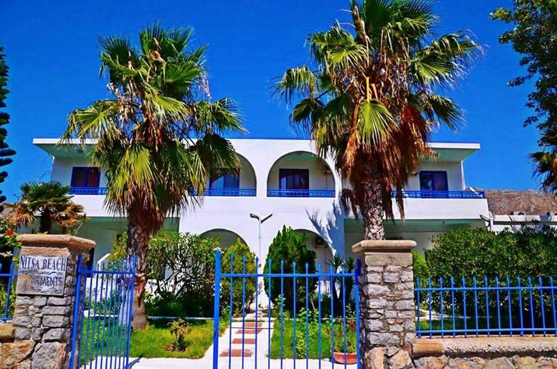 Nitsa Apartments in Megalo Chorio, Rhodos Terasse