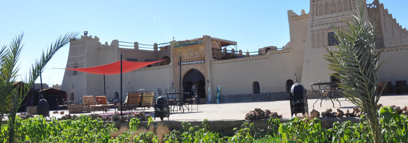 Nasser Palace in Merzouga, Marrakesch (Marokko) Außenaufnahme