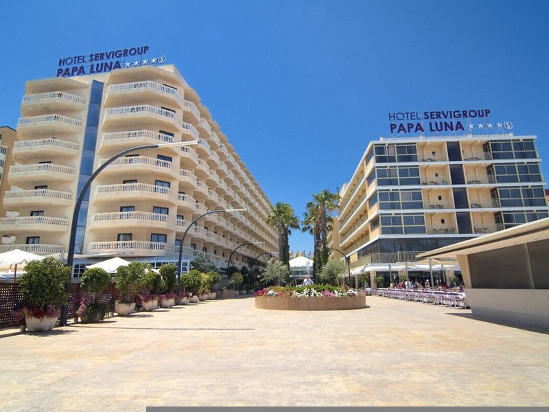 Servigroup Papa Luna Hotel in Peñiscola, Valencia Außenaufnahme