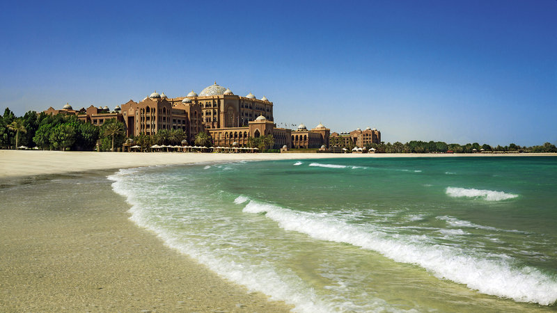 Emirates Palace Mandarin Oriental in Abu Dhabi, Dubai Außenaufnahme