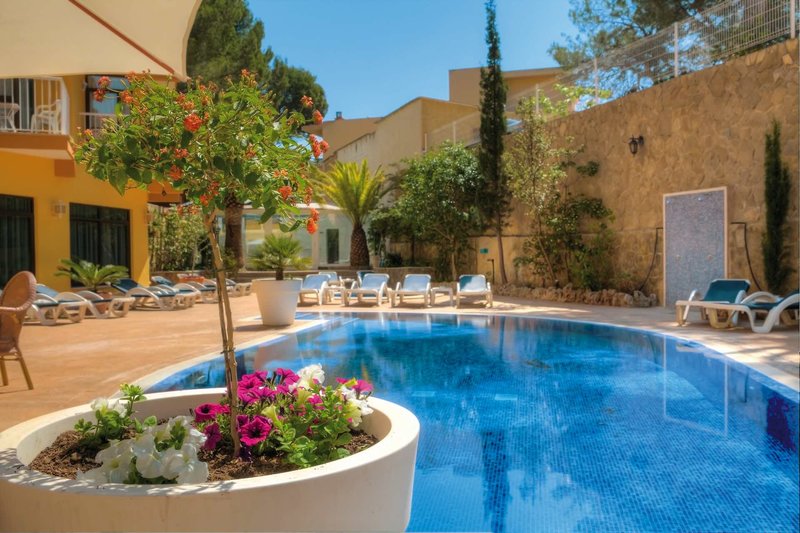 Hotel Morlans in Paguera, Mallorca Pool