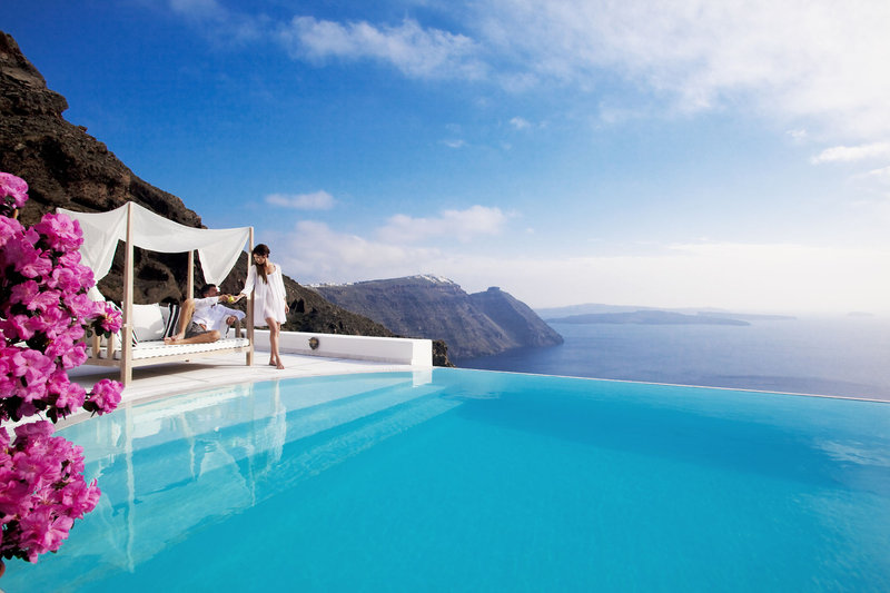 San Antonio Luxury Hotel in Imerovigli, Santorini Pool