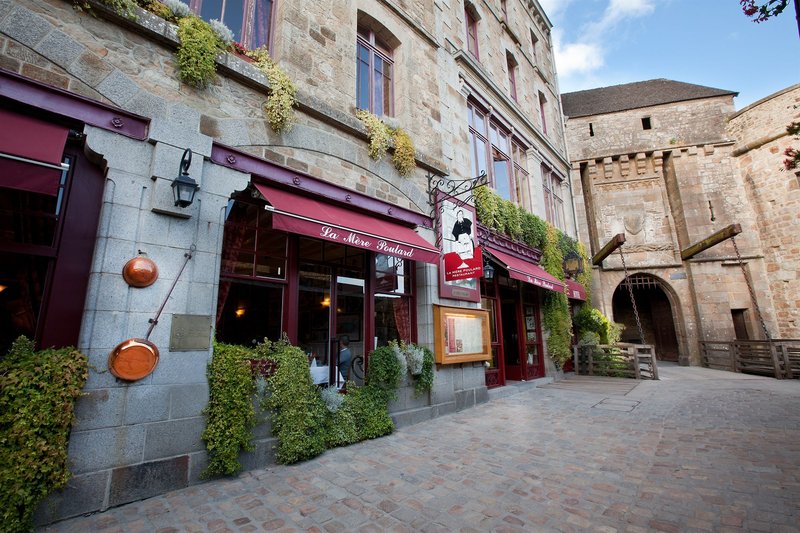 La Mère Poulard in Le Mont-Saint-Michel, Caen Außenaufnahme