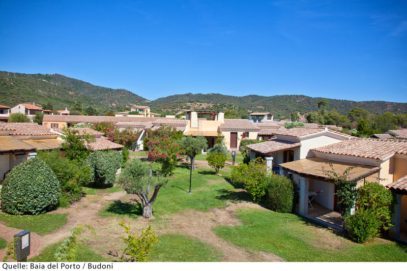 Baia del Porto in Budoni, Olbia,Sardinien Garten