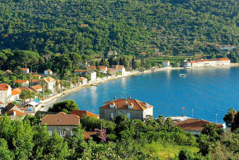 Villa Vilina in Insel Lopud, Dubrovnik (Kroatien) Außenaufnahme