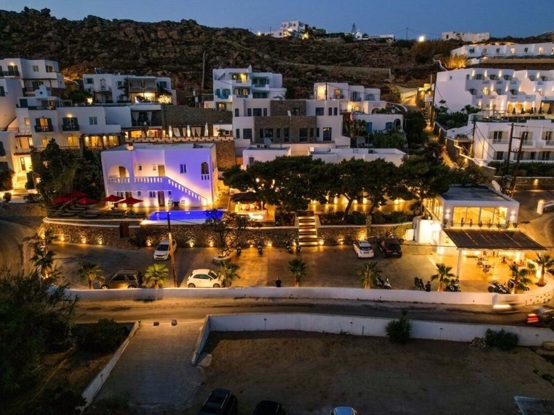 Casa Grande in Platys Gialos, Mykonos Außenaufnahme