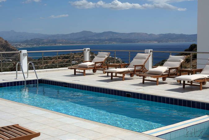 Lenikos Resort in Agia Galini, Heraklion (Kreta) Pool