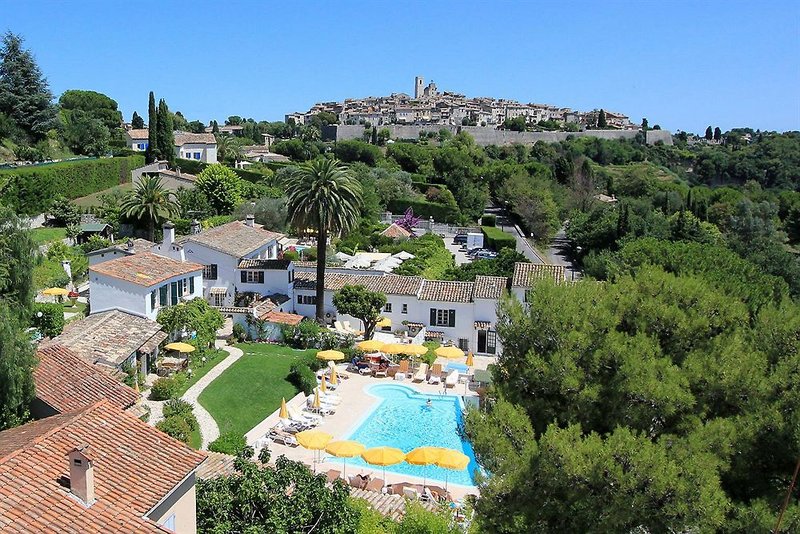 Le Hameau in Saint-Paul-de-Vence, Nizza Außenaufnahme