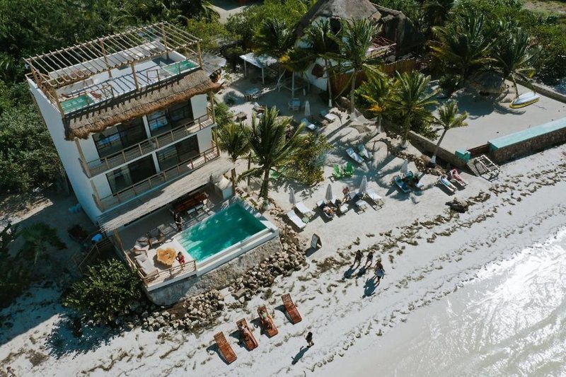 Hotel Boutique Casa Muuch in Isla Holbox, Cancun Strand