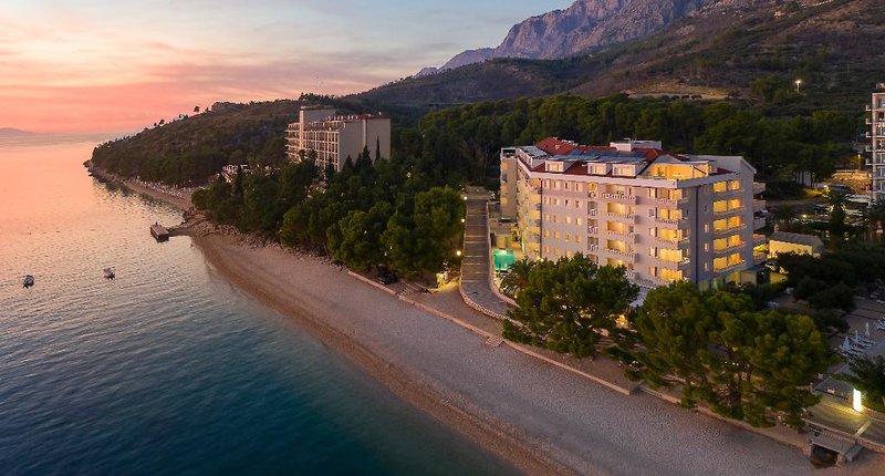 Aparthotel Tamaris in Tucepi, Split (Kroatien) Außenaufnahme