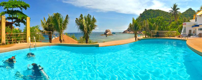 Montalay Beach Resort in Ko Tao, Koh Samui (Thailand) Pool