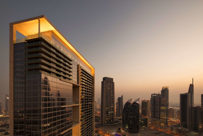 Waldorf Astoria Dubai International Financial Centre in Dubai, Sharjah (Emirate) Terrasse