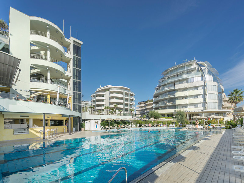 Hotel Waldorf in Milano Marittima, Venedig Außenaufnahme