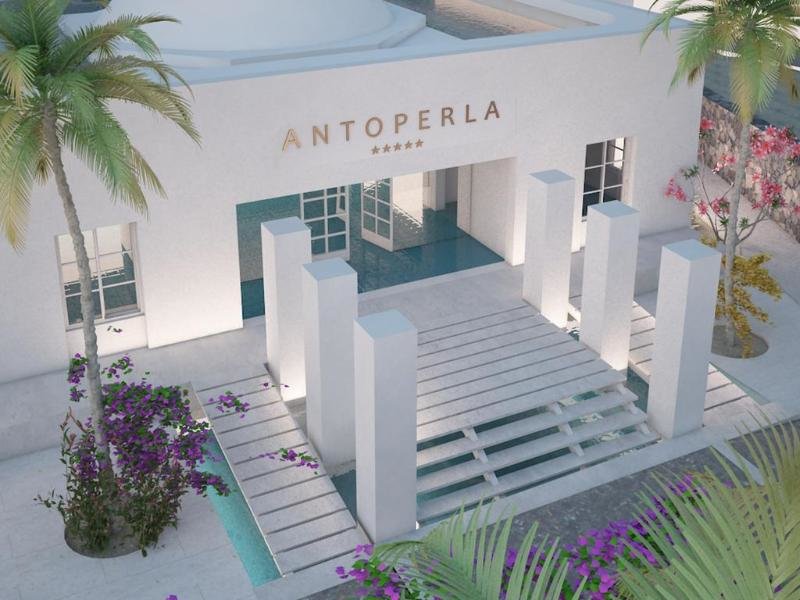 Hotel Antoperla Luxury Hotel & Spa in Perissa, Santorini Außenaufnahme