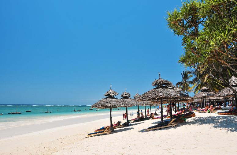 Southern Palms Beach Resort in Diani Beach, Mombasa (Kenia) Strand